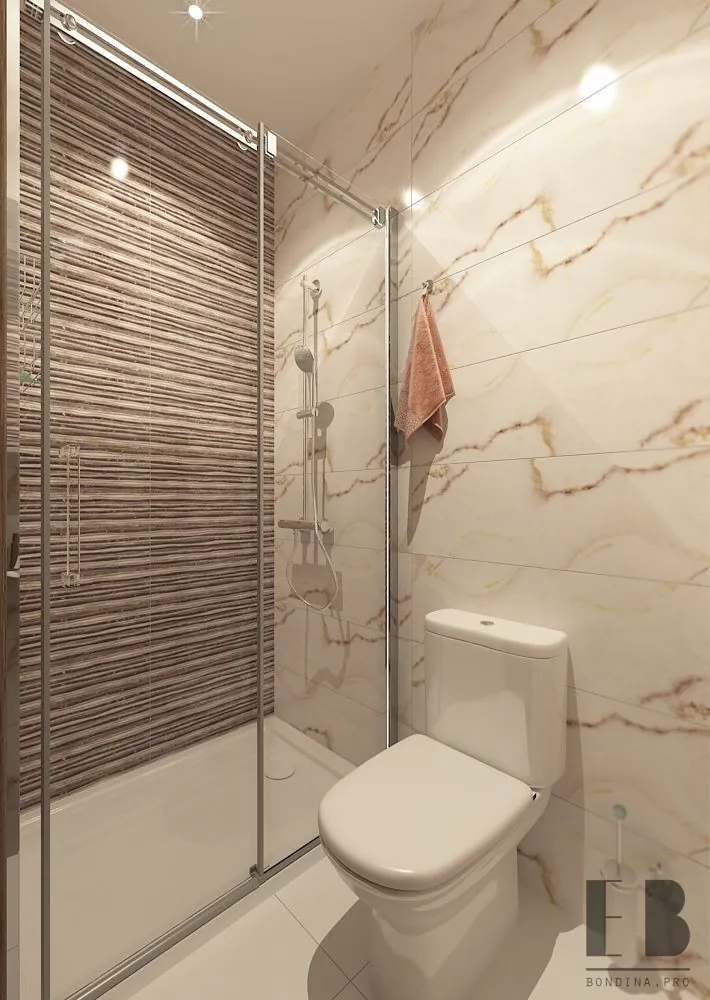 Grey bathroom with interesting lighting solution 3 Bathrooms Interior Design | Interior Designer • Elena Bondina - Page 2 of 2 Interior Designer • Elena Bondina