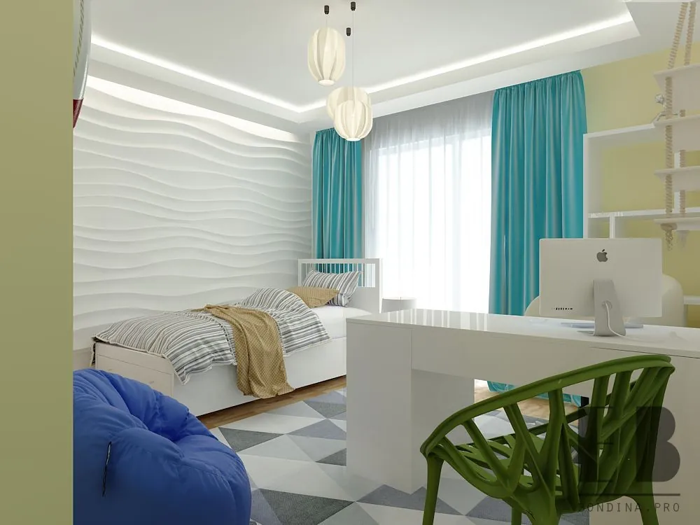 Beach themed bedroom for teenager 1 Best Kids Room Interior Design - Interior Designer • Elena Bondina - Page 2 of 2 Interior Designer • Elena Bondina