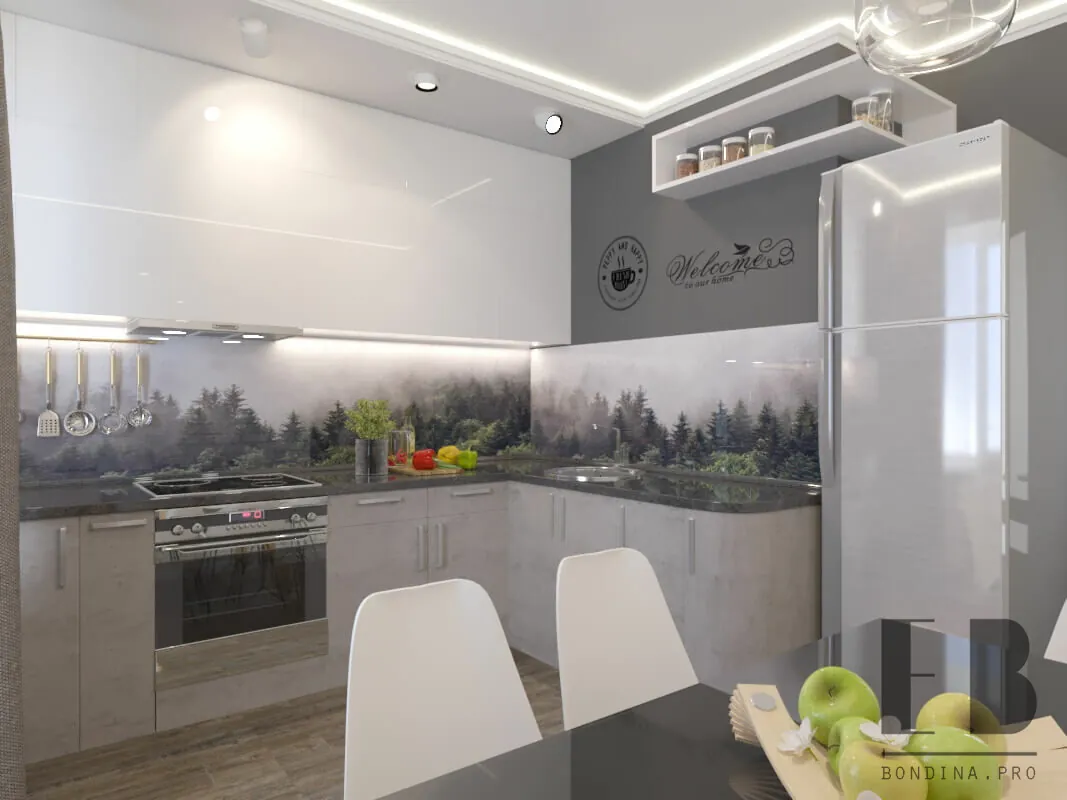 Grey kitchen design 2 Kitchen Design Services | Interior Designer • Elena Bondina Interior Designer • Elena Bondina