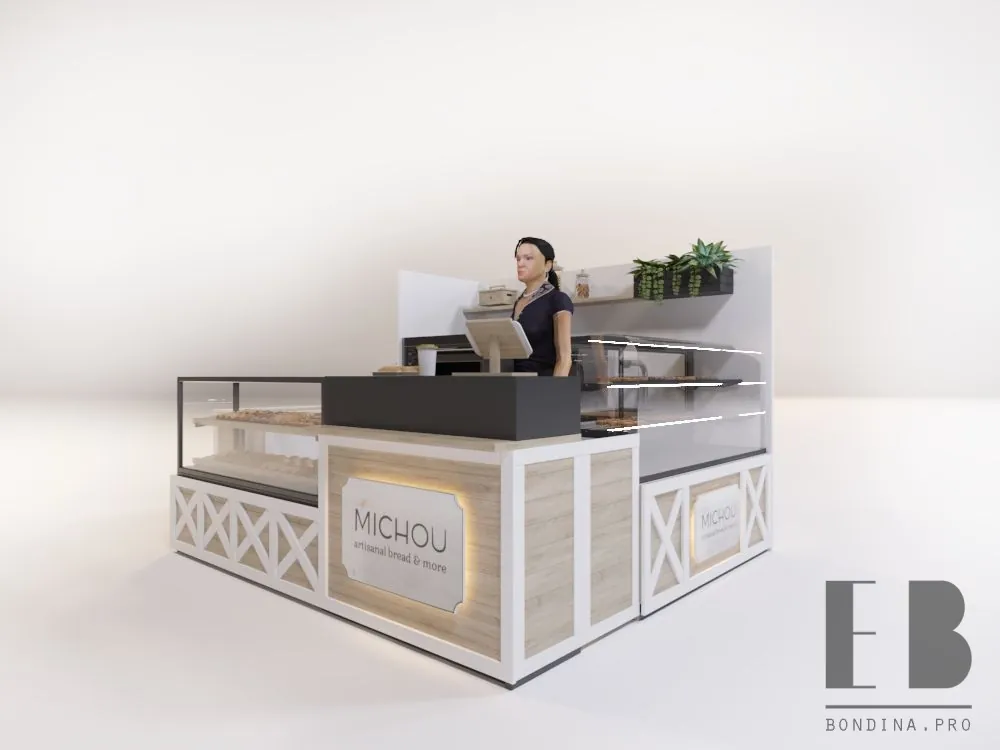 Islet with pastries in the mall 4 Public Space Design - Interior Designer • Elena Bondina - Page 2 of 2 Interior Designer • Elena Bondina