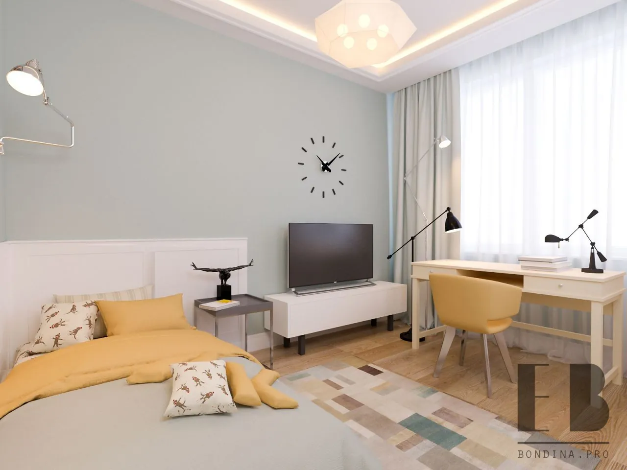 Bedroom design for teenage girls 6 Best Kids Room Interior Design - Interior Designer • Elena Bondina Interior Designer • Elena Bondina