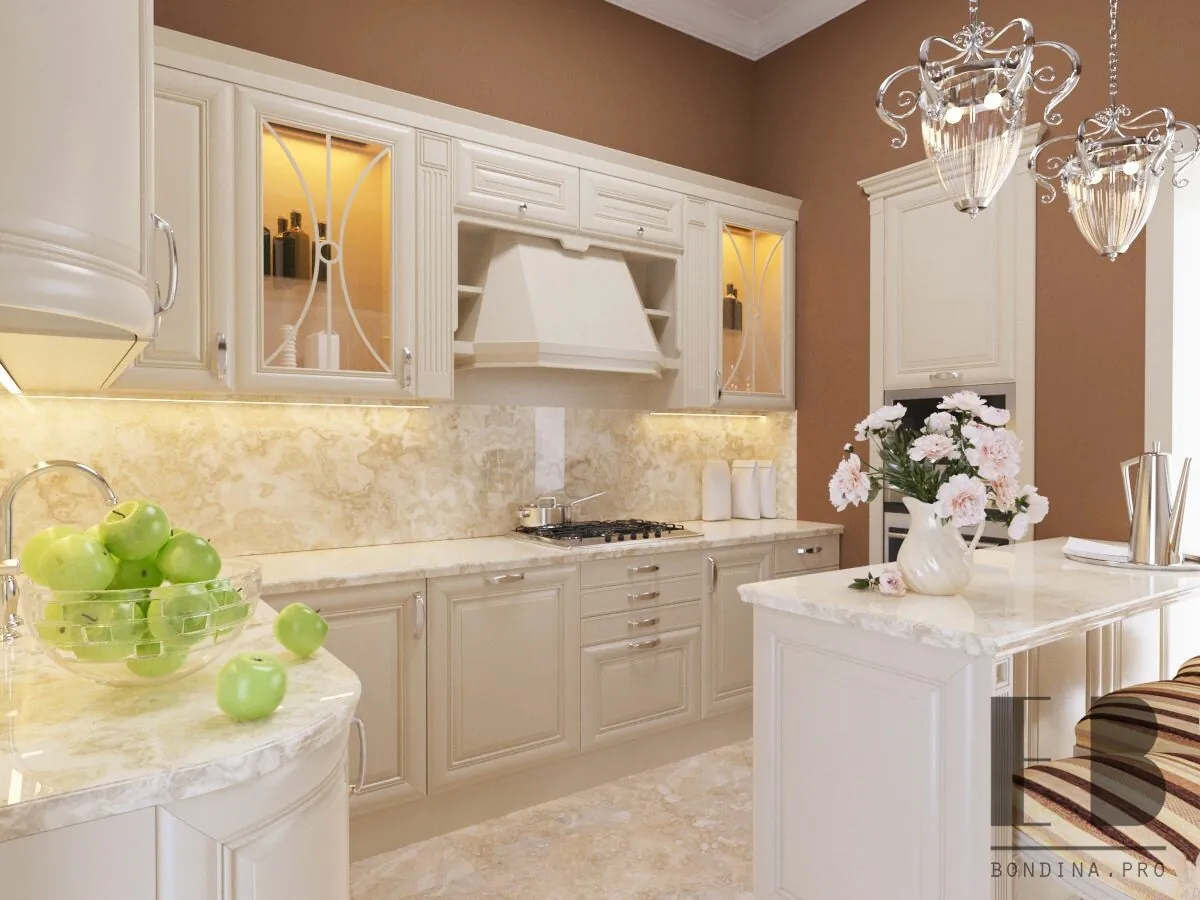 Luxury beige kitchen 9 Kitchen Design Services | Interior Designer • Elena Bondina Interior Designer • Elena Bondina