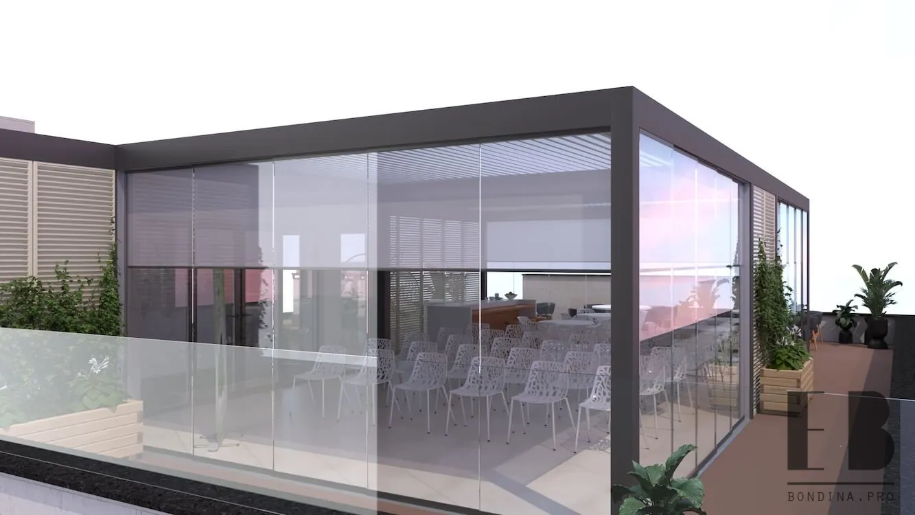 Rooftop Restaurant: A Unique Terrace Experience 1 Exteriors - Interior Designer • Elena Bondina Interior Designer • Elena Bondina