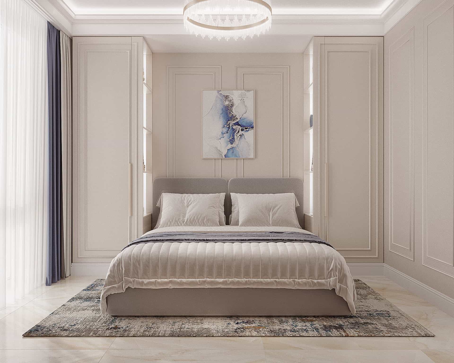 Two-room apartment in modern neoclassical style 6 Apartment Interior Design - Interior Designer • Elena Bondina Interior Designer • Elena Bondina