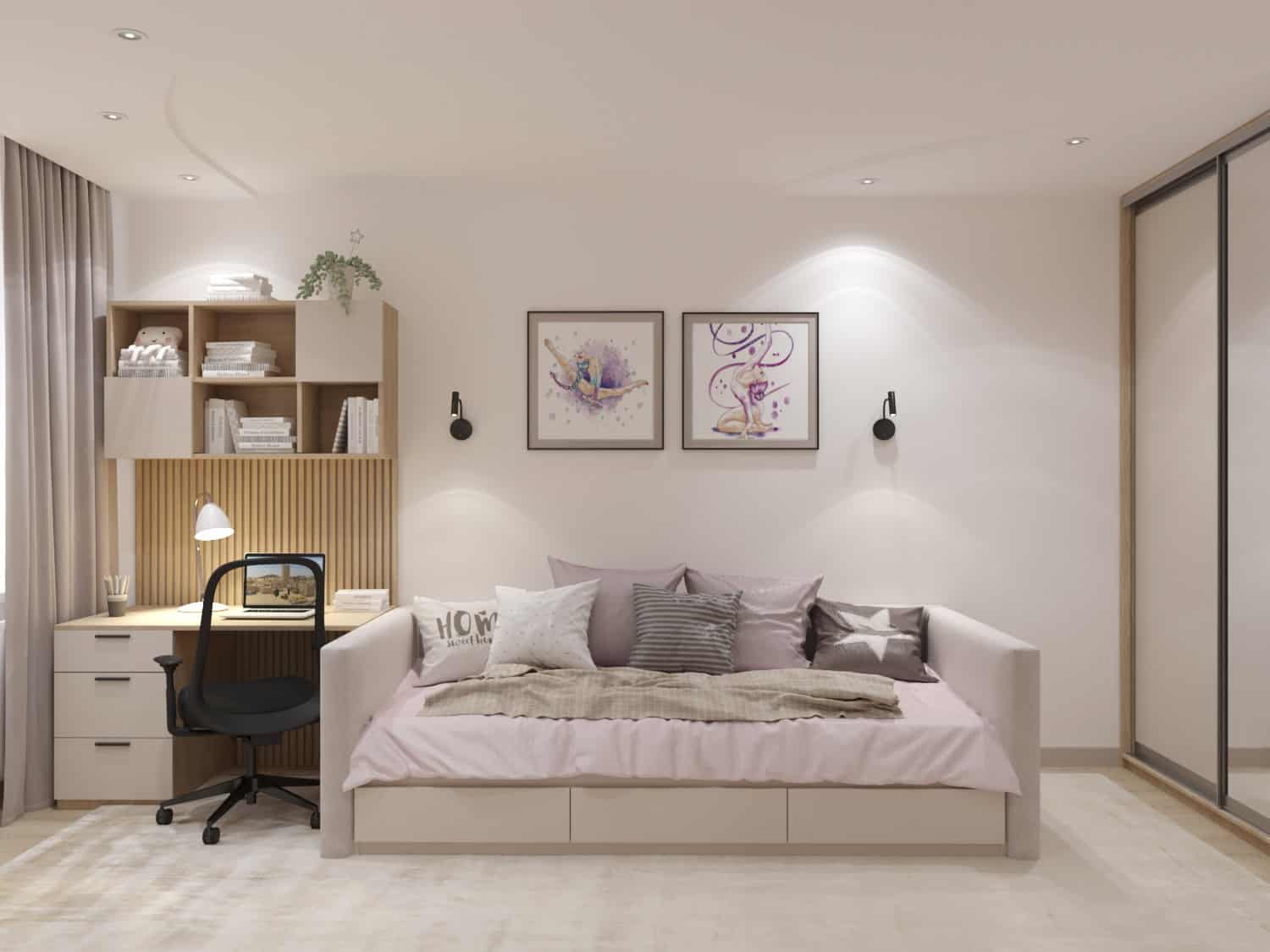 Three-bedroom apartment in central Chișinău 4 Apartment Interior Design - Interior Designer • Elena Bondina Interior Designer • Elena Bondina